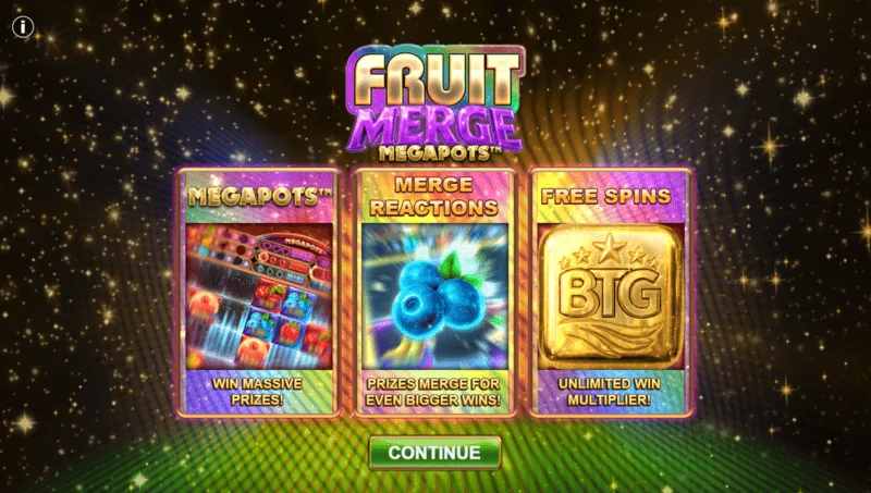 Fruit Merge Megapots – boonusmäng Megapot Coiniga